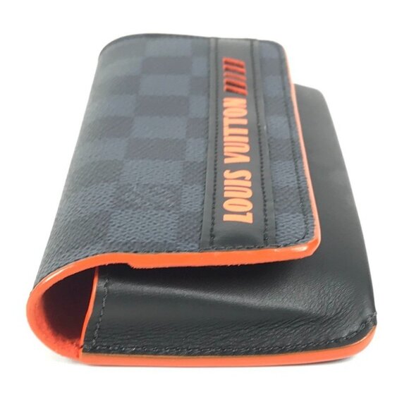 LOUIS VUITTON GI0380 Damier Cobalt Etui Lunet Woody Eyewear Sunglasses Case - Picture 7 of 16